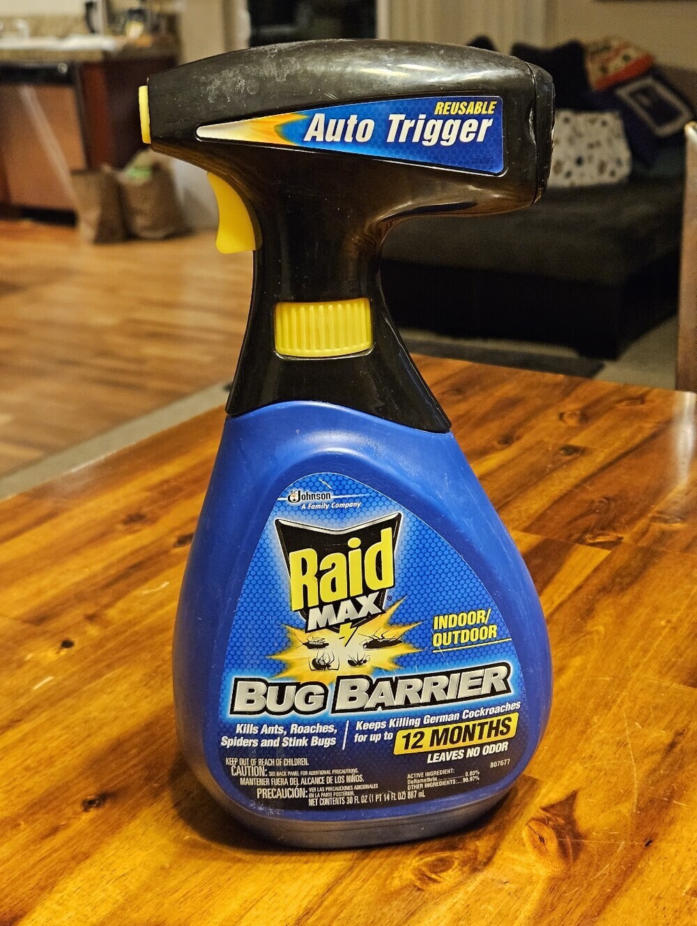 Max Bug Barrier Indoor/Outdoor Spray - Blue Discontinued NEW